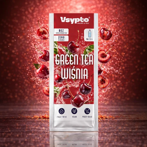 VSYPTO cu aromă Green Tea Vișină, 9 g