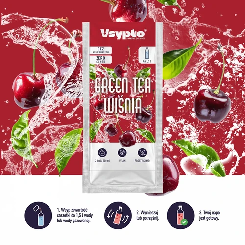 VSYPTO cu aromă Green Tea Vișină, 9 g - 5