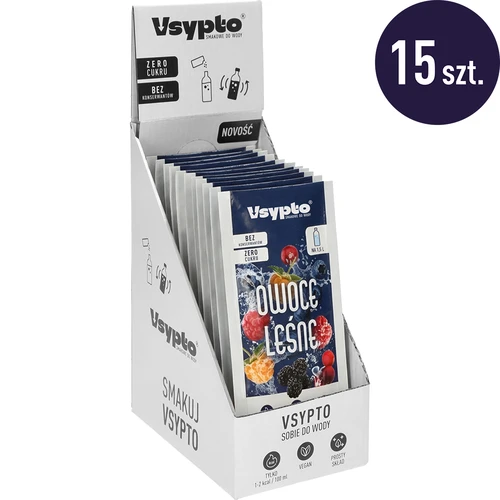Vsypto Fructe de pădure - set 15 x 9 g
