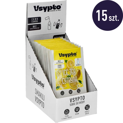 Vsypto Ice Tea Lămâie - set 15x3g - 2