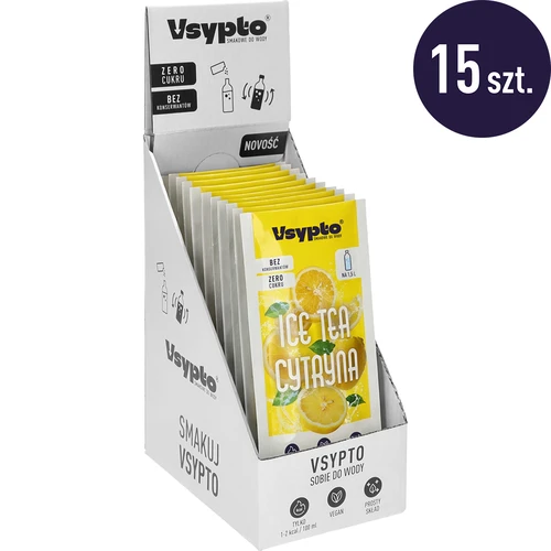 Vsypto Ice Tea Lămâie - set 15x9g  - 1 