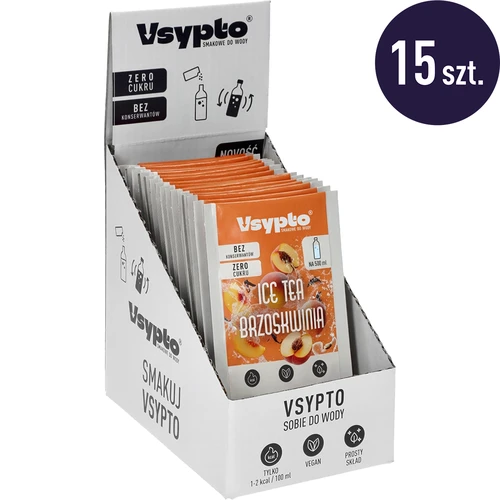 Vsypto Ice Tea Piersică - set 15x3g - 2