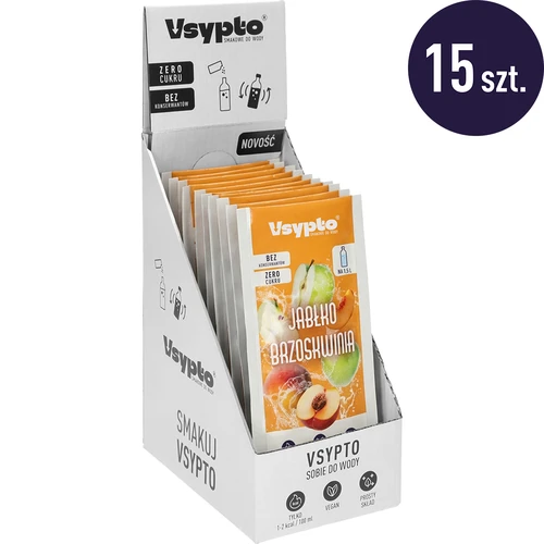 Vsypto Măr Piersică - set 15x9g
