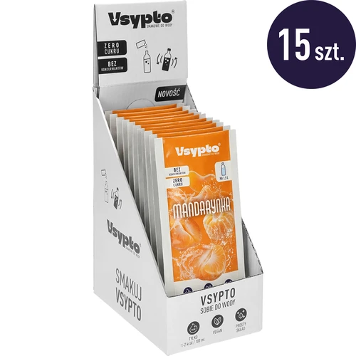 Vsypto Mandarină - pachet 15 x 9 g