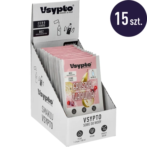 Vsypto Pară și Merișor - set 15x3g - 2
