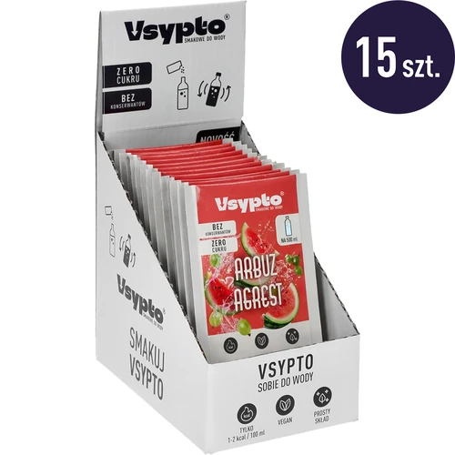 Vsypto Pepene roșu & Agrișe - set 15x3g - 2