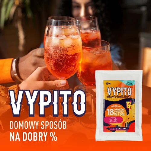 VYPITO 12%, plic pentru 18 băuturi - Chillout ușor fructat, 126 g - 6