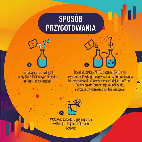 VYPITO 12%, plic pentru 18 băuturi - Chillout ușor fructat, 126 g - 5