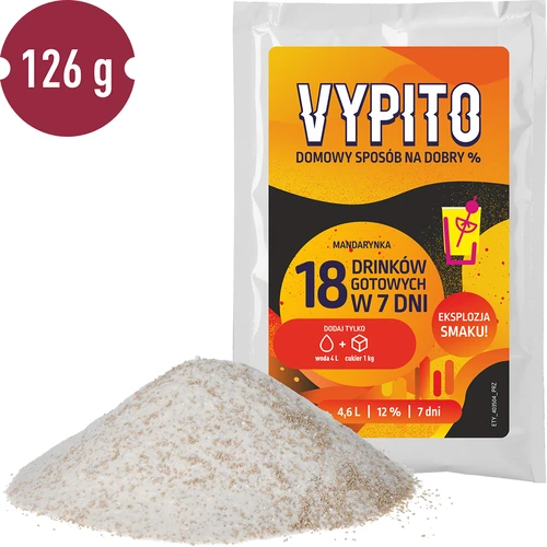 VYPITO 12%, plic pentru 18 drinkuri - Mandarină, 126 g - 3