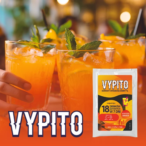 VYPITO 12%, plic pentru 18 drinkuri - Mandarină, 126 g - 6
