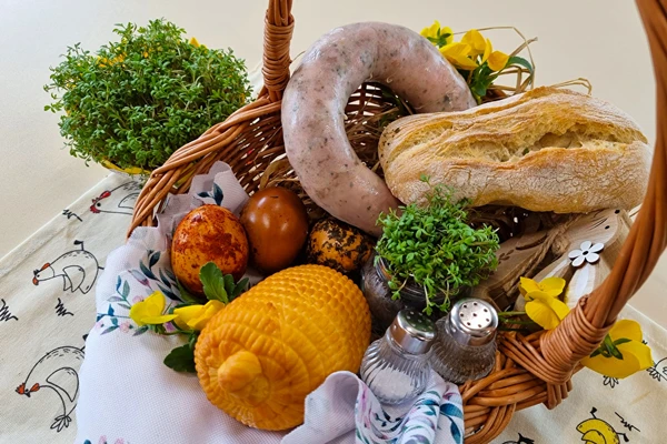 Cârnați albi răsuciți