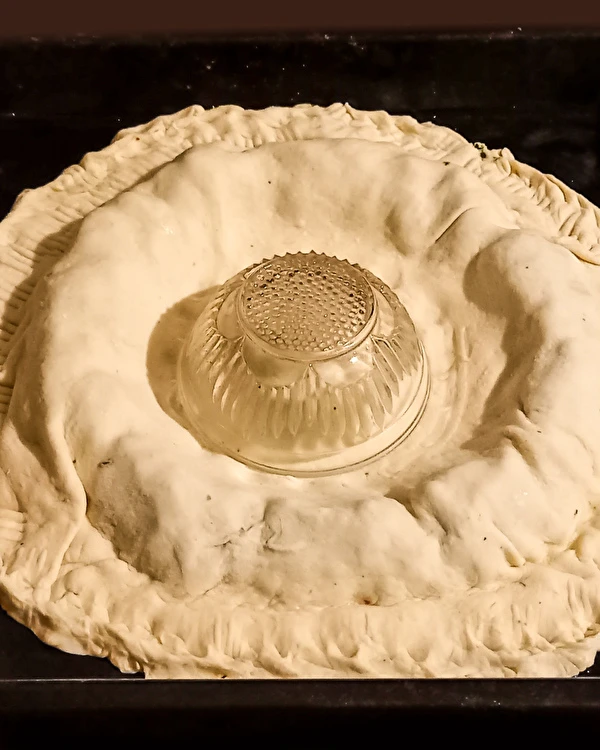 Stea din aluat dospit cu spanac