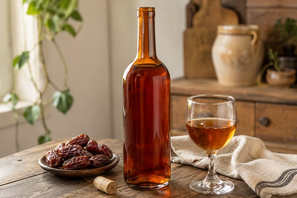 Vin de curmale demidulce de casă