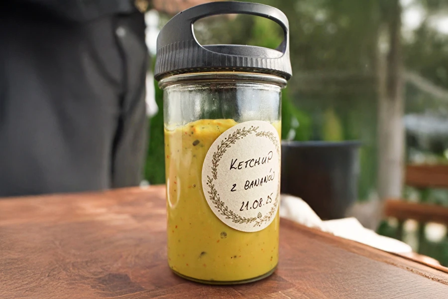 Browin Przepiśnik - Ketchup dulce-picant din banane – ideal pentru burgeri și nu numai