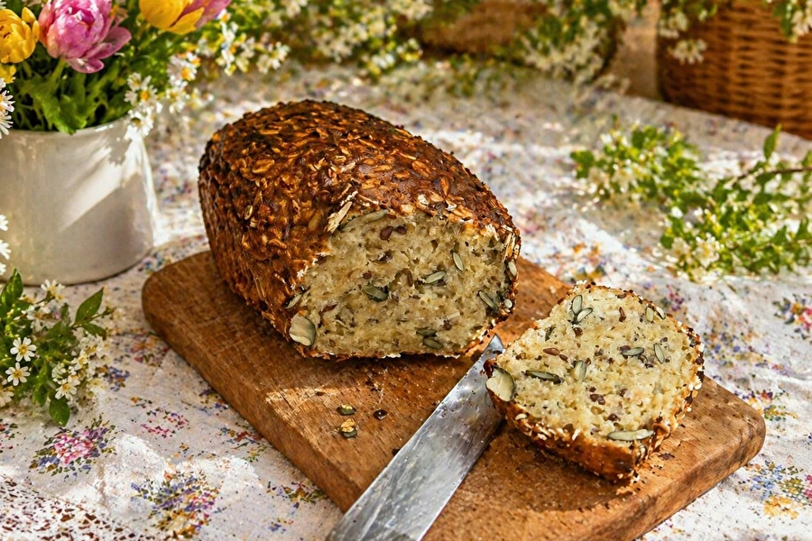 Pâine cu brânză de vaci