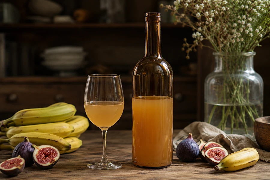 Vin de desert din smochine și banane