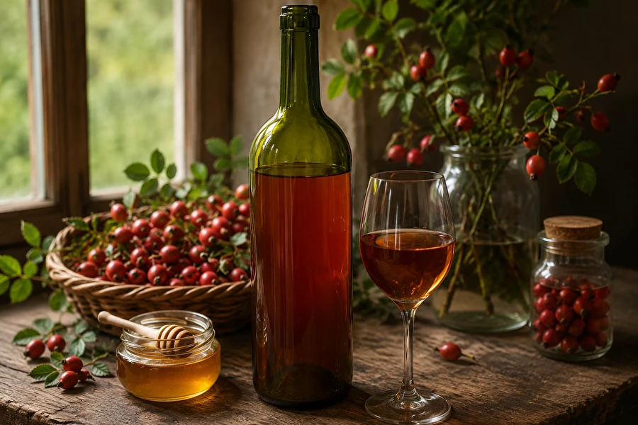 Browin Przepiśnik - Vin din măceșe cu miere